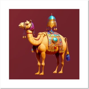 Cosmic Arabic Camel Posters and Art